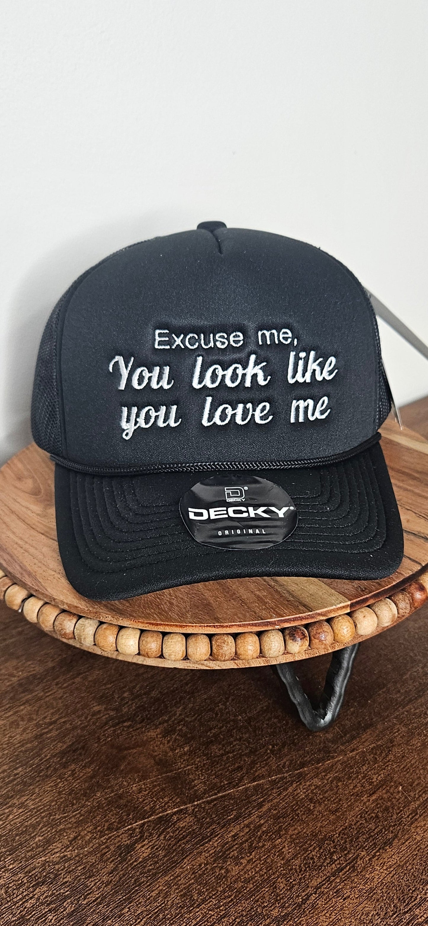 Adult Excuse Me, You Look Like You Love Me Snapback Hat