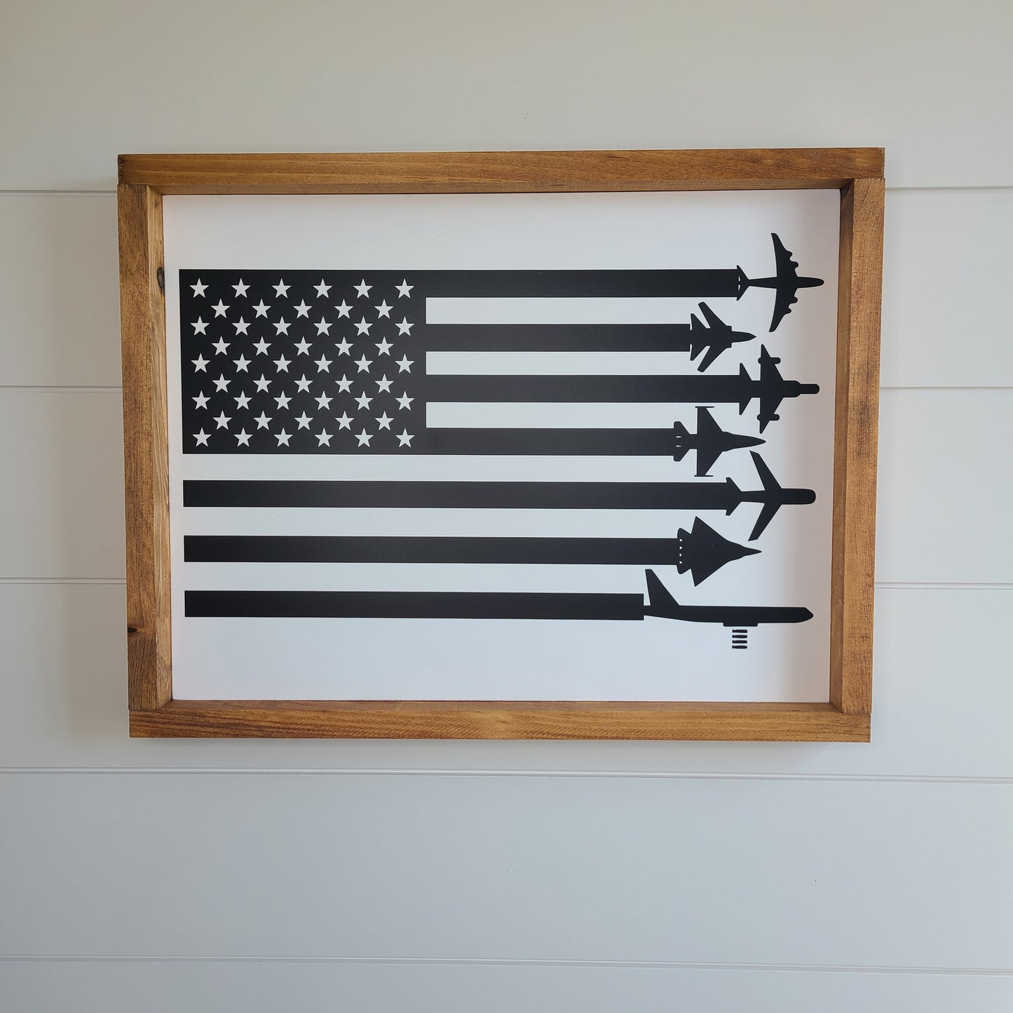 Plane Flag Sign