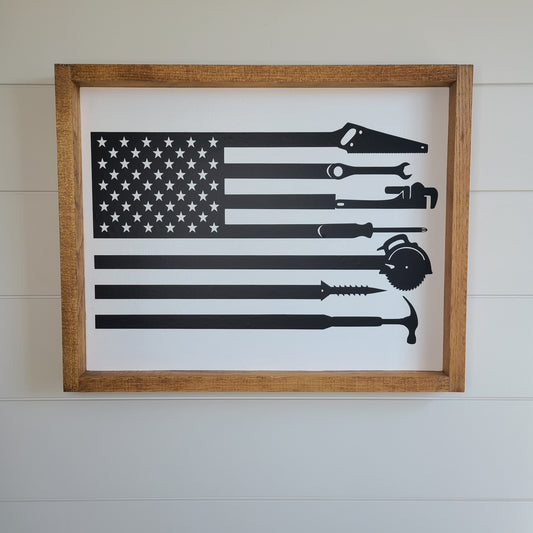 Construction/Handyman Flag Sign