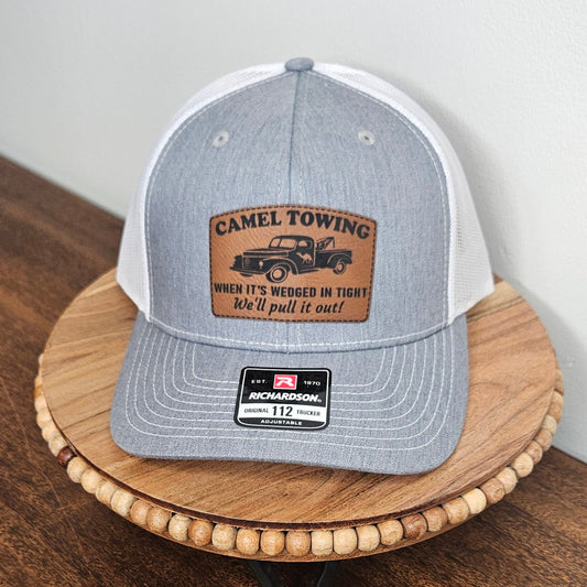 Adult Camel Towing Patch Snapback Hat
