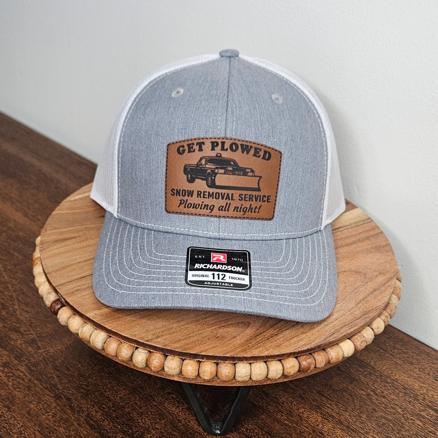 Adult Get Plowed Patch Snapback Hat