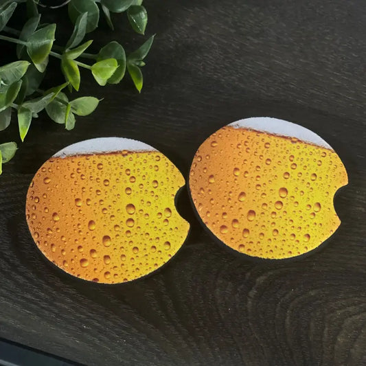 Beer Car Coaster Set