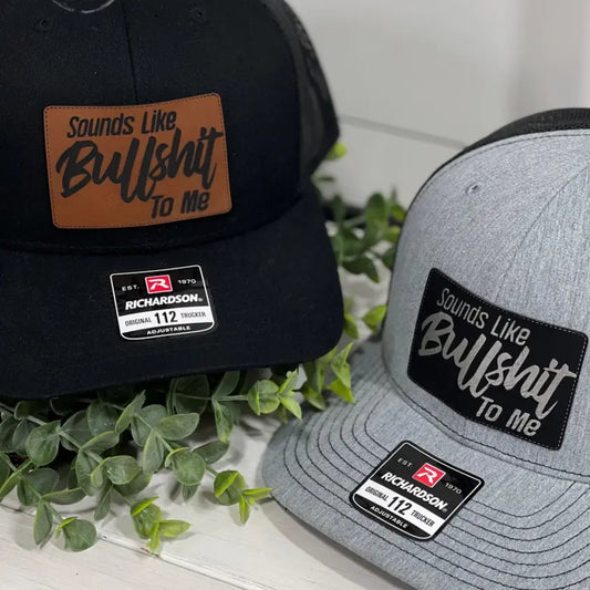 Adult Sounds like BS to Me Patch Snapback Hat