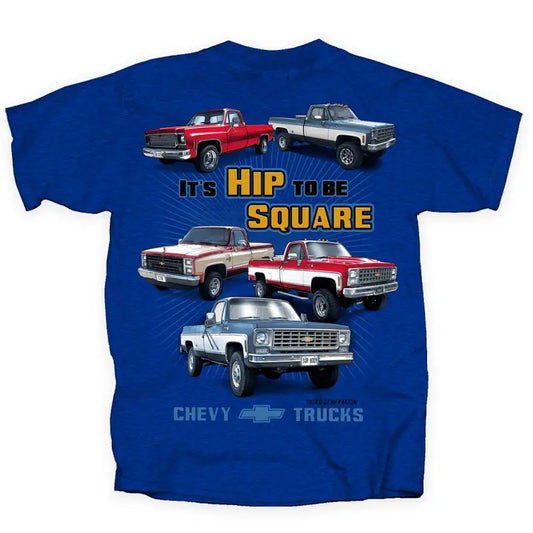 Vintage Chevy Trucks Hip To Be Square Unisex Shirt