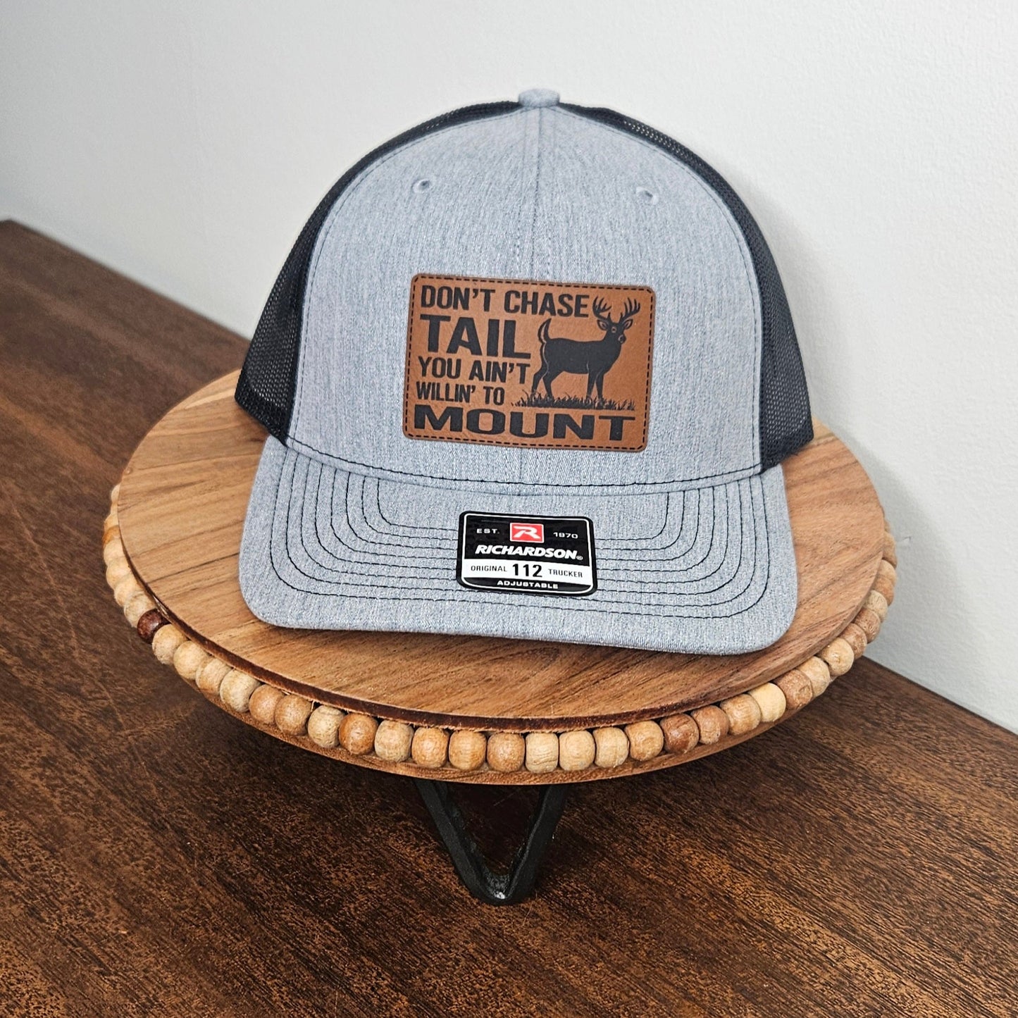 Don't Chase Tail You Ain't Willin' to Mount Patch Snapback Hat