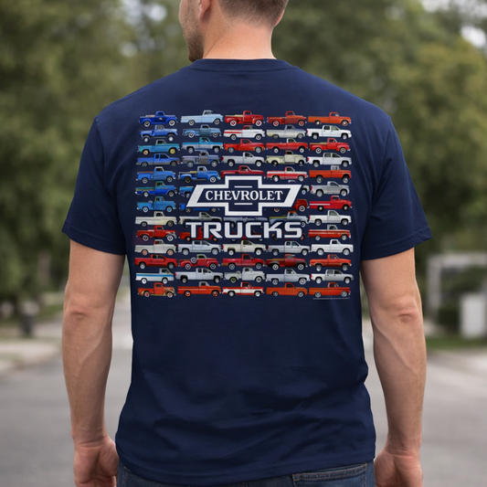 Chevy Trucks American Flag Shirt